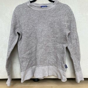 Oatmeal Ribbed Patagonia Sweater